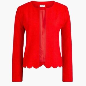 NWT J Crew Factory linen blend blazer size L